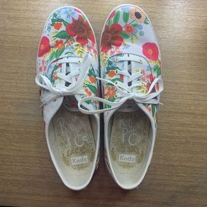 Keds x Rifle Paper Co, floral, size 9W